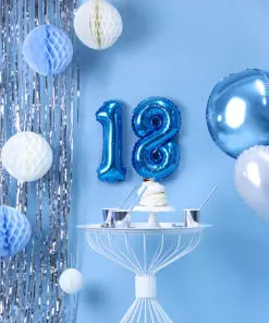 Boule alvéolee bleu ciel