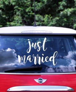 sticker mariage voiture