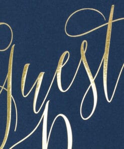 Alternative view of Livre d'or bleu marine