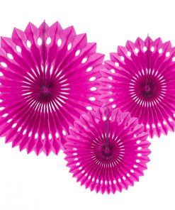 Rosace déco fuchsia