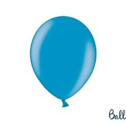 ballons turquoise métallisé