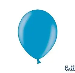 ballons turquoise métallisé