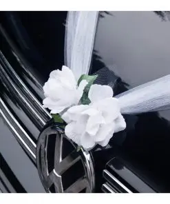 guirlande déco voiture mariage