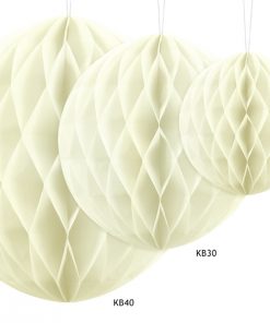 boules alvéolées ivoire