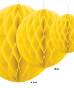 boules alvéolées jaune