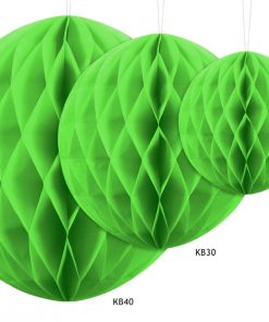 boules alvéolées vert anis