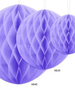 boules alvéolées parme