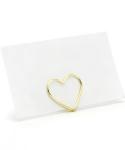 Alternative view of 10 Supports marque-place - Coeur- Or