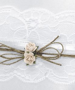 Alternative view of Coussin porte-alliances-Dentelle