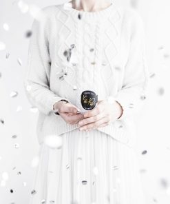 Alternative view of Canon à confettis rose nacré-Push pop