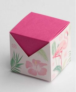 boite à dragées alizée flamand rose