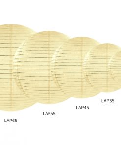 lampions-boules chinoises-ivoire
