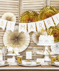 Alternative view of Rosaces à suspendre-Or- lot de 3