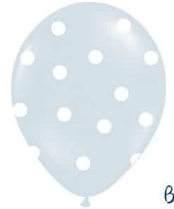 Alternative view of Ballons - Eléphant - Bleu/Pois - Lot de 6