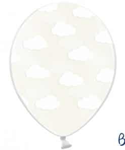 ballon cristal-nuages blancs