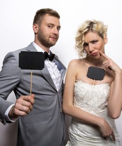 Alternative view of Photobooth mariage - Cadre "Ardoise"