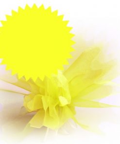 tulle cristal jaune