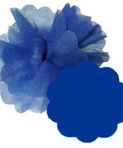 tulle intissé bleu roi