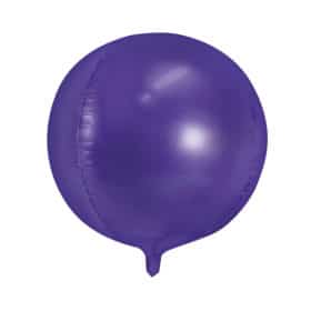 ballon rond violet
