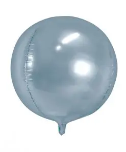 ballon rond argent