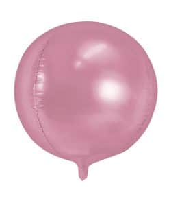 ballon rond rose