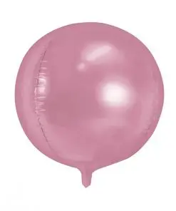 ballon rond rose