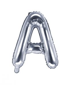 ballon lettre argent