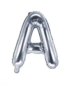 ballon lettre argent