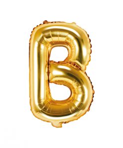 ballon lettre B or