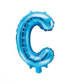 ballon lettre C bleu