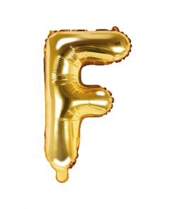 ballon lettre F or