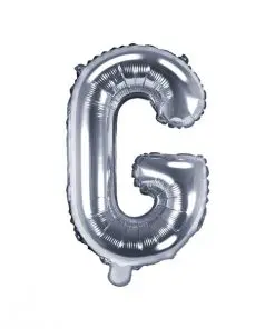 ballon lettre G argent