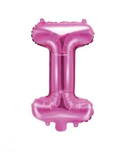 ballon lettre I rose