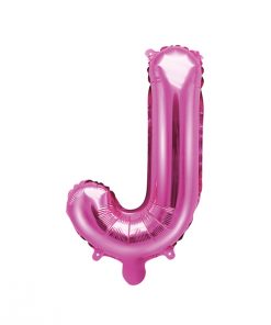 ballon lettre J rose