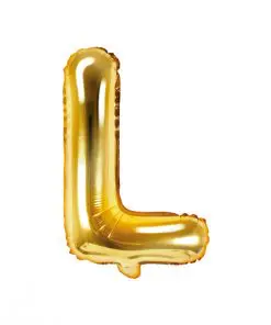 ballon lettre L or