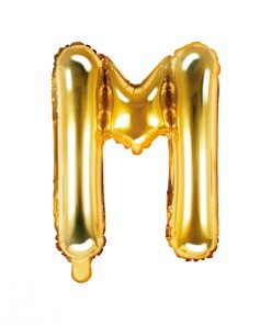 ballon lettre M or