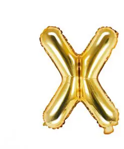 ballon lettre X or