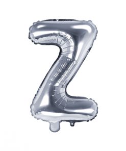 ballon lettre Z argent