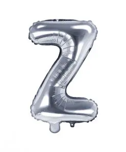 ballon lettre Z argent