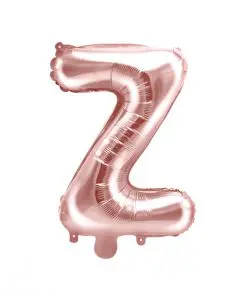 ballon lettre Z rose gold