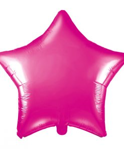 ballon étoile fuchsia