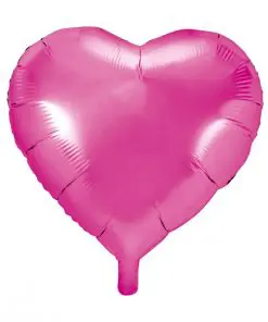 ballon coeur fuchsia