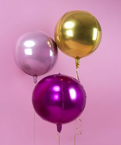 Alternative view of Ballon rond-Fuchsia