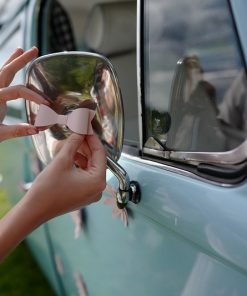 Alternative view of Noeud décoratif rose-Petit modèle-Lot de 6