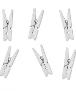 mini pince a linge -marque place-blanc