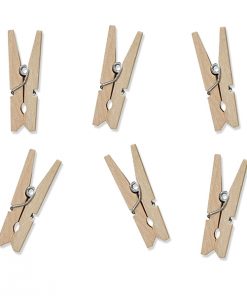 mini pince à linge marque place -bois naturel