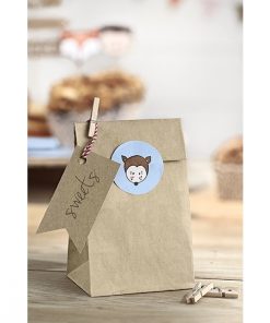 Alternative view of Mini-pinces marque-places bois naturel-Lot de 20