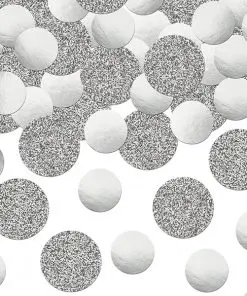 confettis de table argent