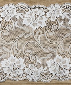 chemin de table- dentelle fleurs