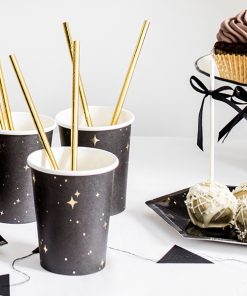 gobelet noir et or 260 ml